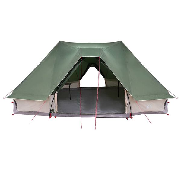 vidaXL Tente Tipi familiale avec toit Vert 680 x 430 x 270 cm