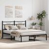 vidaXL Cadre de lit sans matelas chêne sonoma 137x190 cm