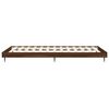 vidaXL Cadre de lit sans matelas ch&ecirc;ne marron 75x190cm bois ing&eacute;nierie