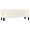 vidaXL Banc Cr&egrave;me 100x35x41 cm Similicuir