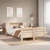 vidaXL Cadre de lit sans matelas 135x190 cm bois de pin massif