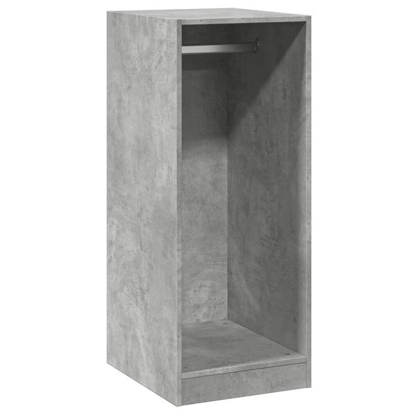 vidaXL Garde-robe gris b&eacute;ton 48x41x102 cm bois d'ing&eacute;nierie