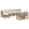 vidaXL Ensemble de canap&eacute;s d'ext&eacute;rieur 8 pc 9 place