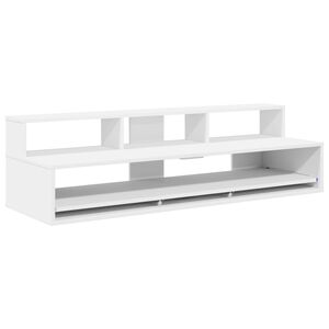 vidaXL Bureau de studio Blanc 152 x 42,5 x 36 cm Bois d'ing&eacute;nierie