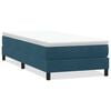 vidaXL Sommier &agrave; lattes de lit sans matelas bleu fonc&eacute; 100x210 cm
