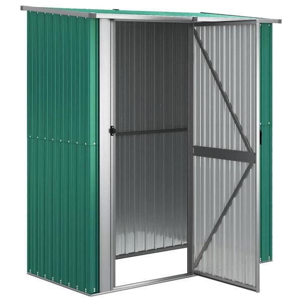 vidaXL Abri de jardin vert 180,5 x 97 x 209,5 cm Acier galvanisé
