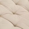 vidaXL Coussin de plancher de palette Coton 120x80x10 cm Beige