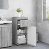 vidaXL Ensemble d'armoire de salle de bain TULUM Gris Sonoma