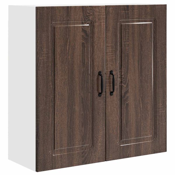vidaXL Armoire de cuisine Kalmar Ch&ecirc;ne brun 80 x 31 x 80 cm