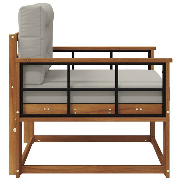 vidaXL Sofa de milieu ext&eacute;rieur Bois d'Acacia Massif Naturel