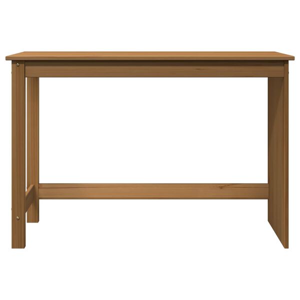 vidaXL Bureau Marron miel 112 x 50 x 75 cm Bois de Pin Massif