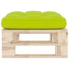 vidaXL Pouf palette de jardin bois de pin impr&eacute;gn&eacute;