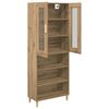 vidaXL Haut Armoire Ch&ecirc;ne artisanal 69,5 x 34 x 180 cm