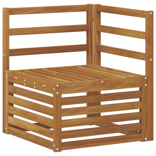 vidaXL Ensembles de canap&eacute;s 5 pcs Naturel Bois d'Acacia Massif