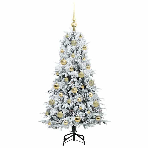 vidaXL Sapin de No&euml;l Artificiel &agrave; Branches Articul&eacute;es Blanc 120 cm