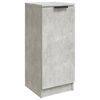 vidaXL Buffet Gris b&eacute;ton 30x30x70 cm Bois d'ing&eacute;nierie