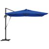 vidaXL Parasol bleu azur 286 x 285 x 270 cm Aluminium