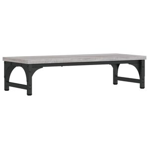 vidaXL Support de moniteur sonoma gris 55x23x14 cm bois d'ing&eacute;nierie