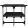 vidaXL Table basse Noir 100x50x40 cm Bois d'ing&eacute;nierie