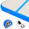 vidaXL Tapis gonflable de gymnastique avec pompe 500x100x15cm PVC Bleu