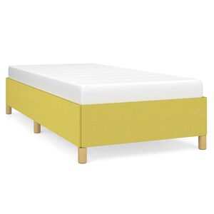 vidaXL Cadre de lit sans matelas vert 80x200 cm tissu