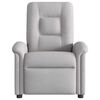 vidaXL Fauteuil inclinable &eacute;lectrique gris nuage tissu