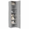 vidaXL Buffet haut sonoma gris 45x42,5x185 cm bois d'ing&eacute;nierie