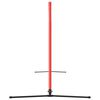 vidaXL Filet de tennis Noir et rouge 400x100x87 cm Polyester