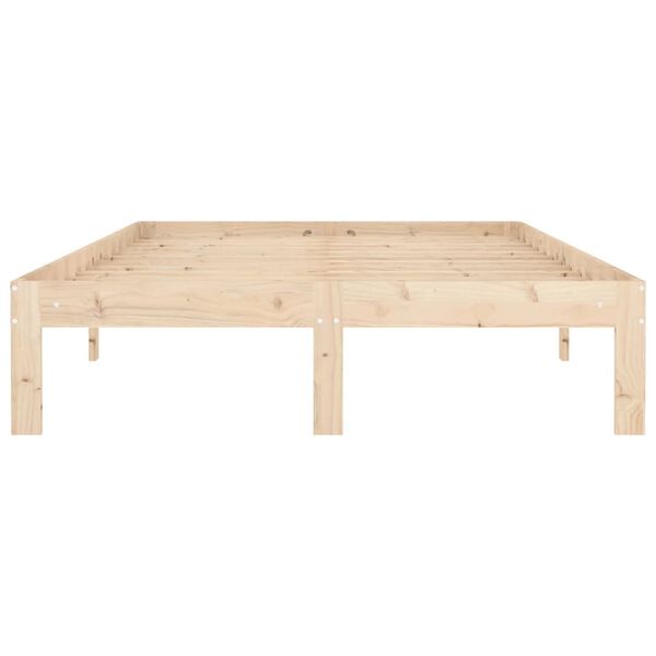 vidaXL Cadre de lit sans matelas bois de pin massif 120x200 cm