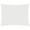 vidaXL Voile de parasol tissu oxford rectangulaire 2x3 m blanc
