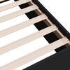 vidaXL Cadre de lit sans matelas noir 120x190 cm