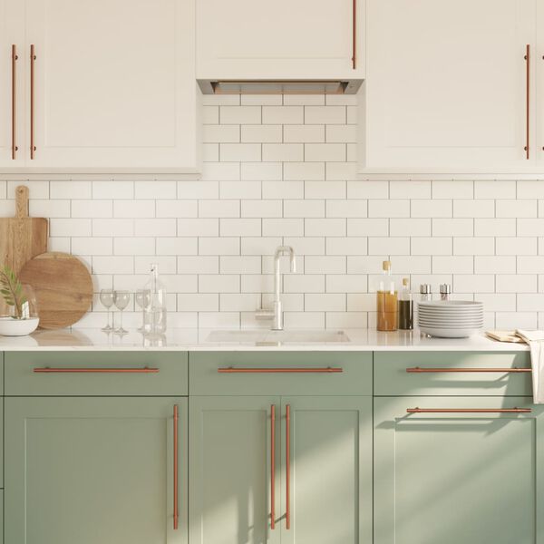 vidaXL Poign&eacute;es d'armoire 20 pcs bronze 320 mm acier inoxydable