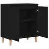 vidaXL Buffet Noir 60 x 35 x 70 cm Bois d'ing&eacute;nierie