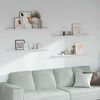 vidaXL &Eacute;tag&egrave;re Murale avec &eacute;tag&egrave;re 4 pcs Marbre blanc 115 x 9 x 3 cm
