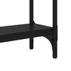 vidaXL Table console Ch&ecirc;ne noir 100 x 22,5 x 75 cm Bois d'ing&eacute;nierie