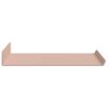 vidaXL &Eacute;tag&egrave;re flottante 4 pcs Rose 40 x 18 x 2,5 cm Acier