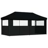 vidaXL Tente de f&ecirc;te Noir 292 x 580 x 315 cm Tissu Oxford