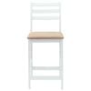vidaXL Chaises de salle &agrave; manger 2 pcs Blanc 40 x 47,5 x 99,5 cm
