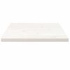 vidaXL Dessus de table blanc 60x60x2,5 cm bois de pin massif
