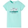 T-shirt pour enfants menthe claire 128