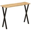 vidaXL Table console à live edge 105x33x76 cm bois de manguier massif