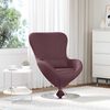 vidaXL Fauteuil &oelig;uf Pourpre 63 x 73 x 90 cm tissu