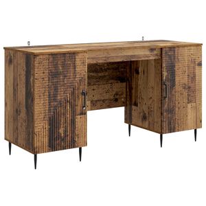 vidaXL Bureau Bois ancien 142,5 x 50 x 75 cm Bois d'ing&eacute;nierie