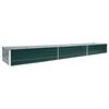 vidaXL Lit sur&eacute;lev&eacute; de jardin Acier galvanis&eacute; 480x80x45 cm Vert