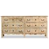 vidaXL Buffet Bois de manguier solide 200x40x90 cm
