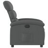 vidaXL Fauteuil inclinable &eacute;lectrique Gris fonc&eacute; Tissu