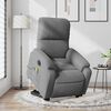 vidaXL Fauteuil inclinable de massage &eacute;lectrique gris fonc&eacute;