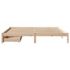 vidaXL Cadre de lit sans matelas 180x200 cm bois massif de pin