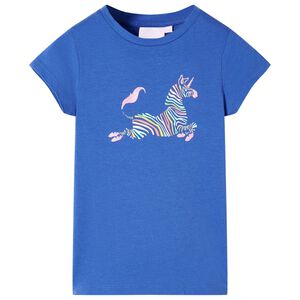T-shirt pour enfants bleu cobalt 104