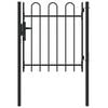 vidaXL Porte de Cl&ocirc;ture BOXTEL 103 x 150 cm Gris Verrouillable